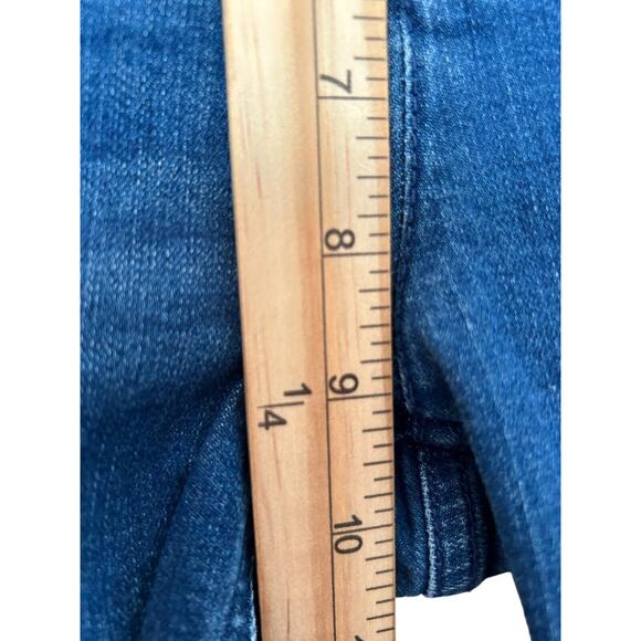 J. Jill Denim Coolmax Jeans Size 10 Authentic Fit Boot Cut Blue Stretch Mid Rise - Picture 11 of 13